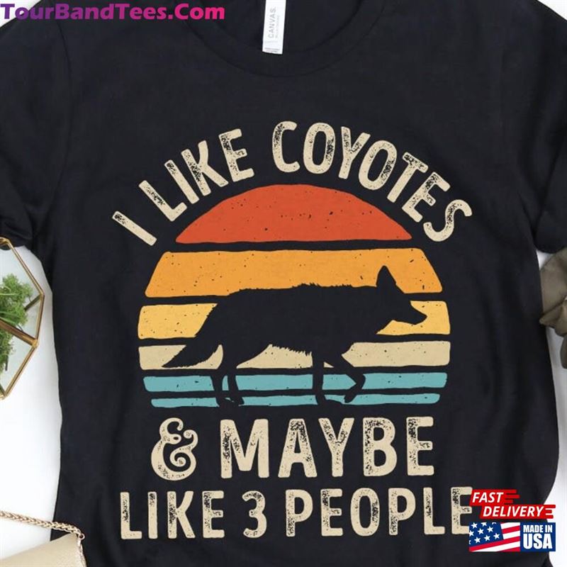 I Like Coyotes Retro Shirt Coyote Gifts T-Shirt Unisex 29Uf131768 – Utopia Fashion