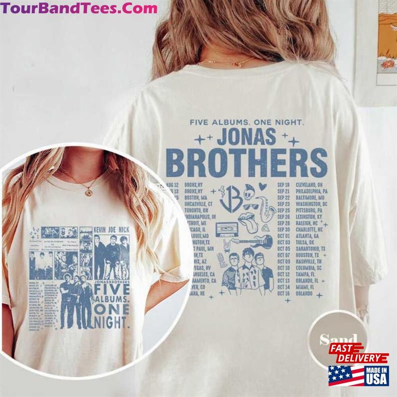 I Love Hot Dads Shirt Jonas Brothers Comfort Colors Five Albums One Night Sweatshirt Unisex T-Shirt 29Uf123987 – Utopia Fashion