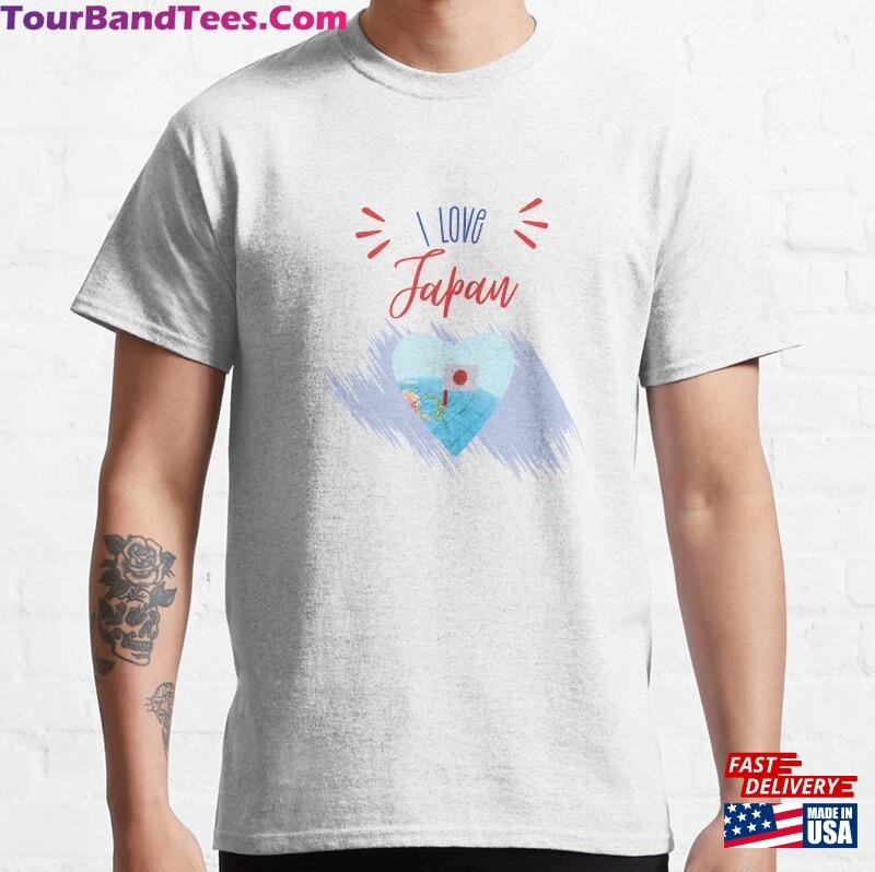 I Love Japan Classic T-Shirt Sweatshirt 29Uf141386 – Utopia Fashion