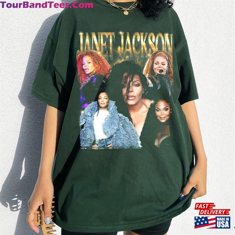 Janet Jackson World Tour Tshirt Fan Shirt Classic T-Shirt 29Uf118613 – Utopia Fashion