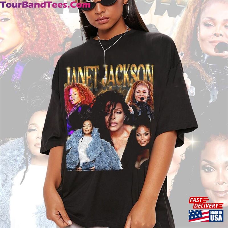 Janet Jackson World Tour Tshirt Fan Shirt Classic T-Shirt 29Uf118613 – Utopia Fashion