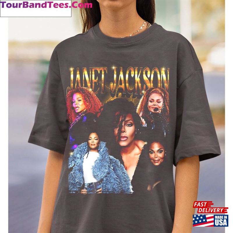 Janet Jackson World Tour Tshirt Fan Shirt Classic T-Shirt 29Uf118613 – Utopia Fashion