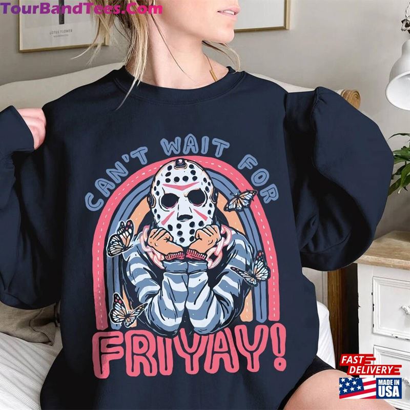 Jason Voorhees Can’T Wait For Friyay T-Shirt Horror Movie Classic 29Uf131805 – Utopia Fashion