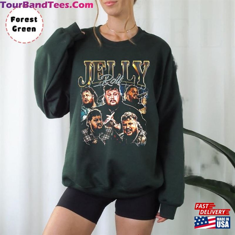 Jelly Roll Vintage 90S Shirt Country Song Music T-Shirt Classic Unisex Hoodie Sweatshirt 29Uf122907 – Utopia Fashion