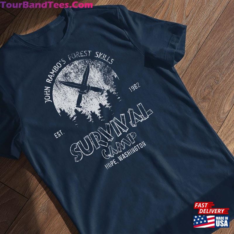 John Rambo Survival Camp Mens T-Shirt Men’S Vintage Funny T Classic Unisex 29Uf136753 – Utopia Fashion