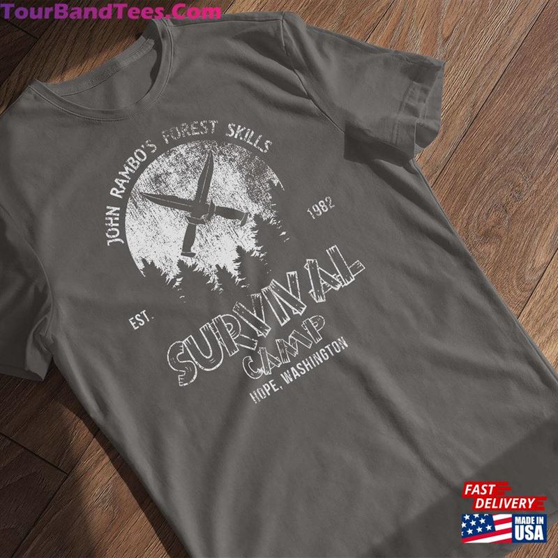 John Rambo Survival Camp Mens T-Shirt Men’S Vintage Funny T Classic Unisex 29Uf136753 – Utopia Fashion