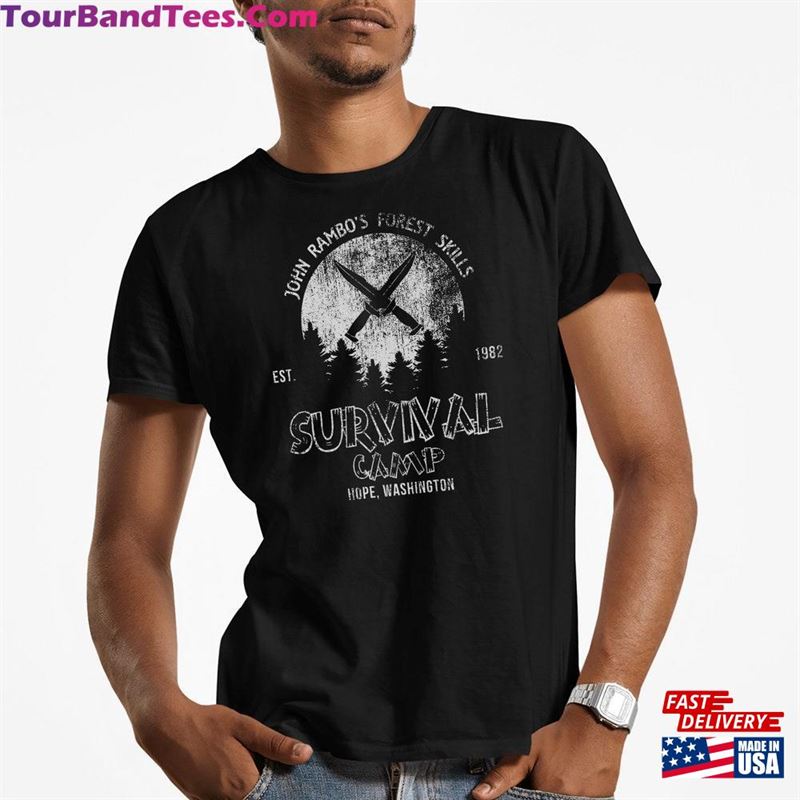 John Rambo Survival Camp Mens T-Shirt Men’S Vintage Funny T Classic Unisex 29Uf136753 – Utopia Fashion