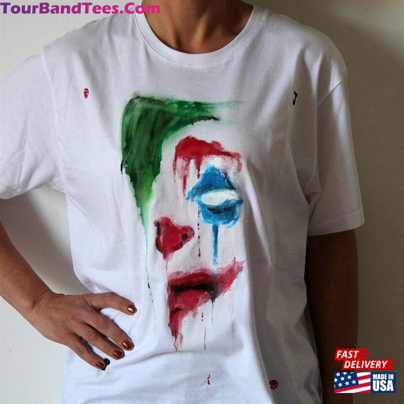 Joker Face T Shirt Man Hand Painted Sweatshirt Classic 29Uf137005 – Utopia Fashion