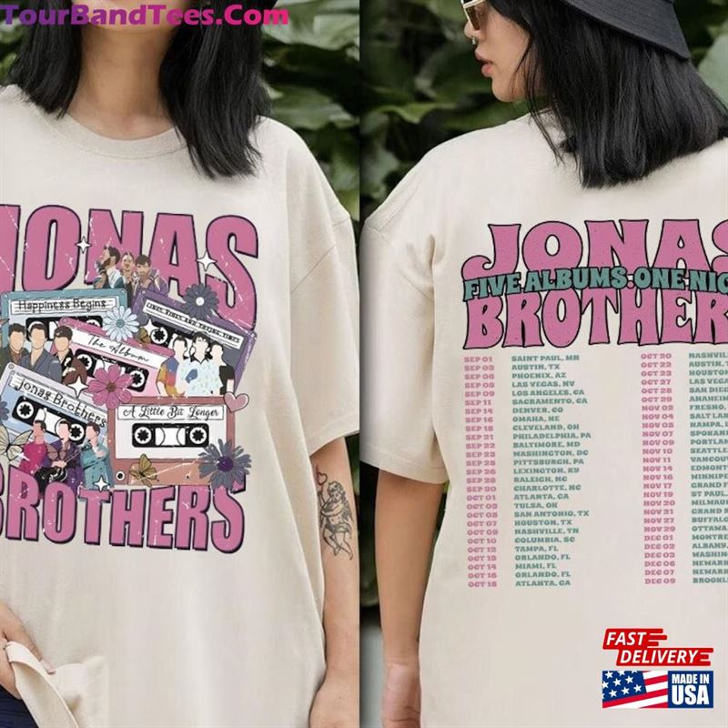 Jonas Brothers Sided T-Shirt Tour Shirt Unisex Sweatshirt 29Uf123149 – Utopia Fashion