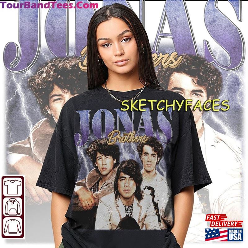 Jonas Brothers 90S Vintage Shirt Graphic Tee T-Shirt Hoodie 29Uf124661 – Utopia Fashion