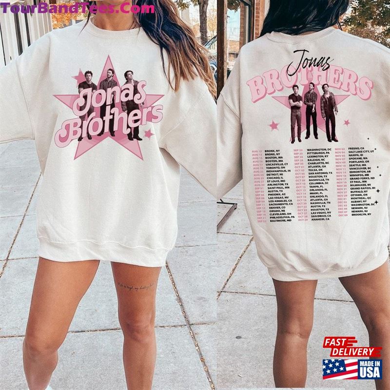 Jonas Brothers Double Sided Crewneck Sweatshirt Tour Shirt Concert Retro Unisex Gift Classic 29Uf123303 – Utopia Fashion