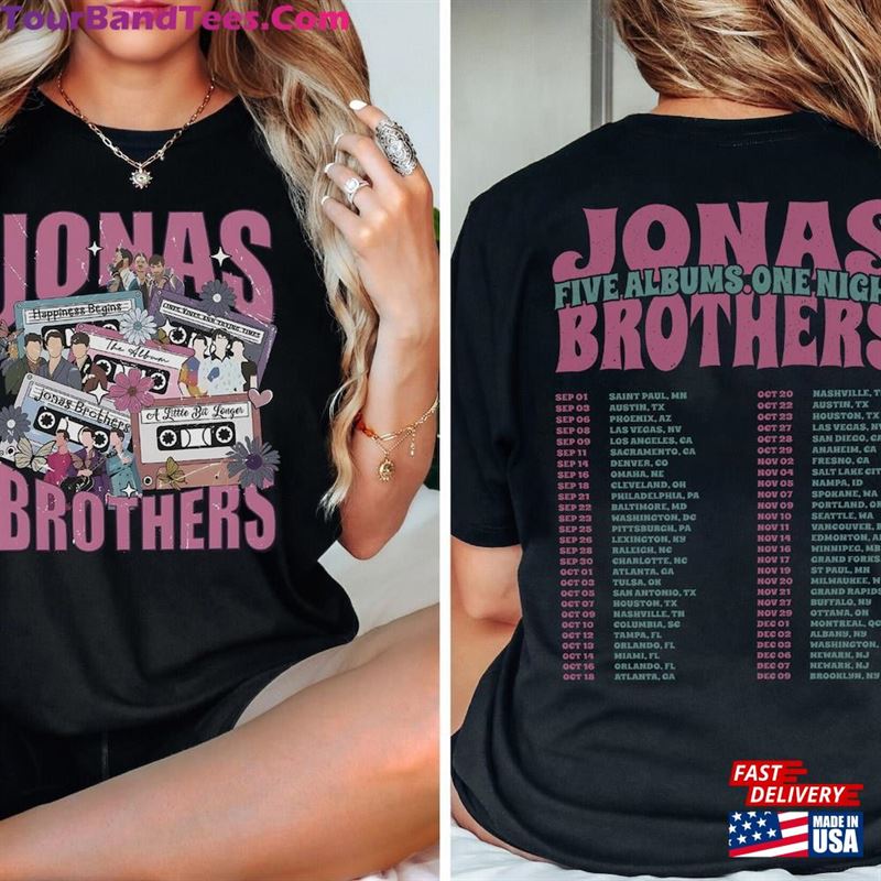 Jonas Brothers Double Sided Crewneck Sweatshirt Tour T-Shirt Concert Retro Unisex Gift 29Uf118954 – Utopia Fashion