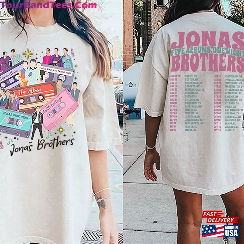 Jonas Brothers Double Sided T-Shirt Tour Sweatshirt Concert Retro Unisex Gift Classic 29Uf131435 – Utopia Fashion