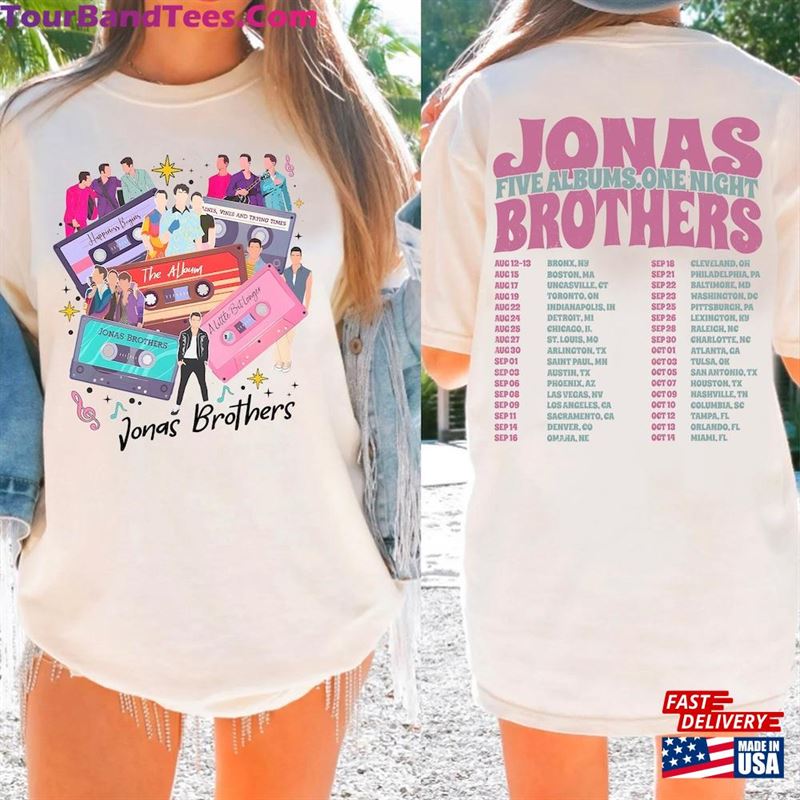 Jonas Brothers Double Sided T-Shirt Tour Sweatshirt Concert Retro Unisex Gift Classic 29Uf118979 – Utopia Fashion