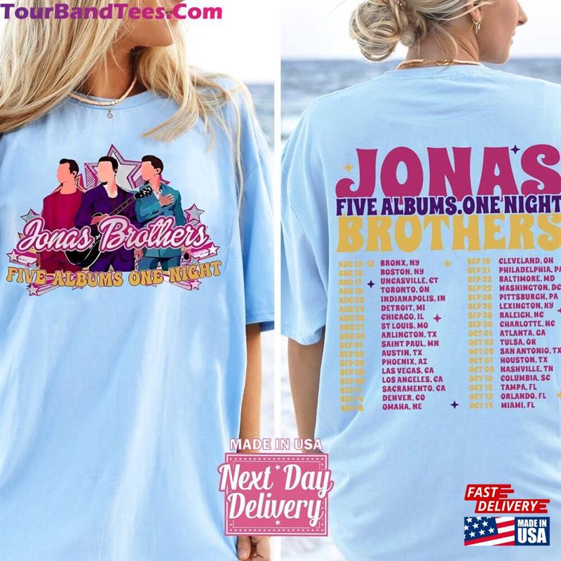 Jonas Brothers Full Album Shirt In My Brother Era Five Albums One Night Tour Classic Hoodie 29Uf123439 – Utopia Fashion