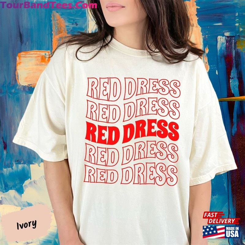 Jonas Brothers Meme Shirt Red Dress Comfort Color Tour Fan Concert Outfit Unisex Classic 29Uf118931 – Utopia Fashion