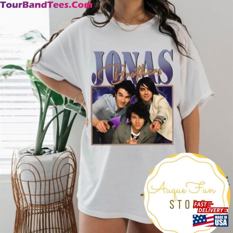 Jonas Brothers Shirt T-Shirt Five Albums One Night Tour 90S Tee Album Unisex Sweatshirt 29Uf137006 – Utopia Fashion