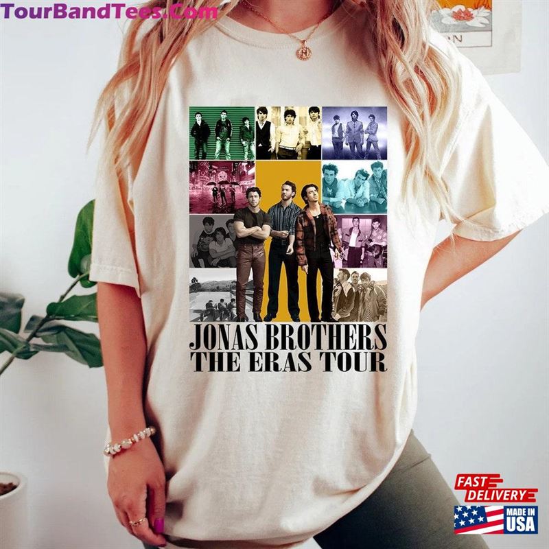 Jonas Brothers The Eras Tour T-Shirt Five Albums One Night Shirt Classic Sweatshirt 29Uf123311 – Utopia Fashion