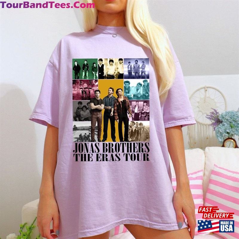 Jonas Brothers The Eras Tour T-Shirt Five Albums One Night Shirt Classic Sweatshirt 29Uf123311 – Utopia Fashion