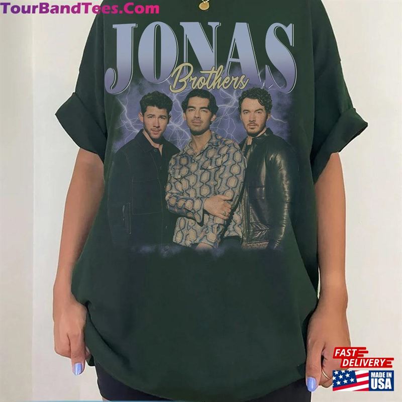 Jonas Brothers Vintage Shirt Five Albums One Night Tour T-Shirt Classic 29Uf137014 – Utopia Fashion