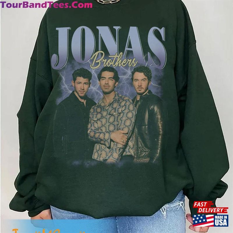 Jonas Brothers Vintage Shirt Five Albums One Night Tour T-Shirt Classic 29Uf137014 – Utopia Fashion