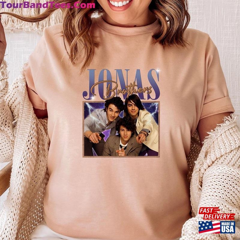 Jonas Brothers Vintage Shirt Five Albums One Night Tour T-Shirt Classic Unisex 29Uf123408 – Utopia Fashion