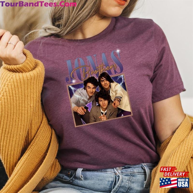 Jonas Brothers Vintage Shirt Five Albums One Night Tour T-Shirt Classic Unisex 29Uf123408 – Utopia Fashion