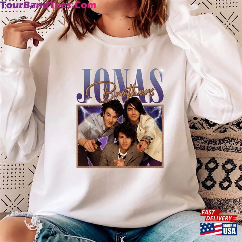 Jonas Brothers Vintage Shirt Five Albums One Night Tour T-Shirt Classic Unisex 29Uf123408 – Utopia Fashion