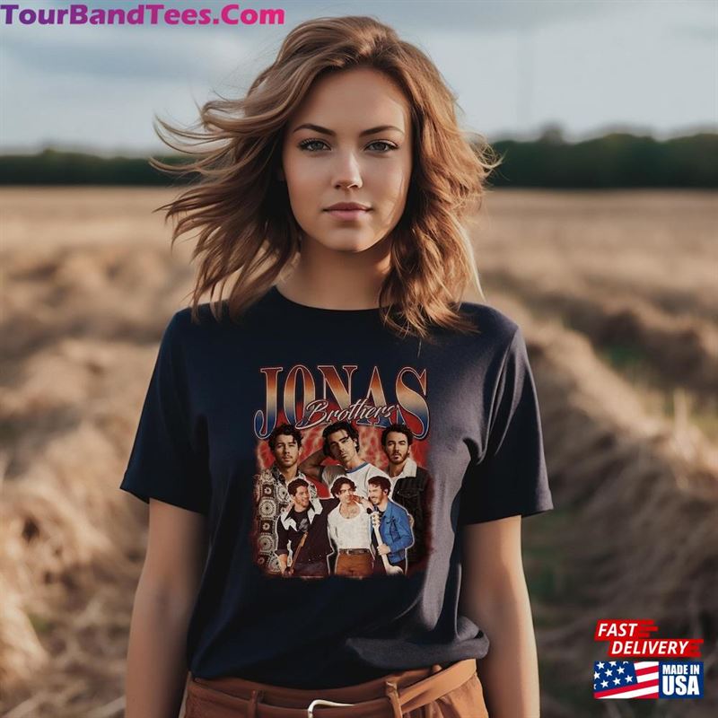 Jonas Brothers Vintage Shirt Joe Homage Five Albums One Night Tour Hoodie Sweatshirt 29Uf122595 – Utopia Fashion