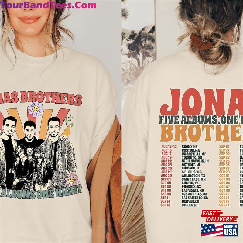 Jonas Five Albums One Night Tour Shirt Hoodie Unisex 29Uf118983 – Utopia Fashion