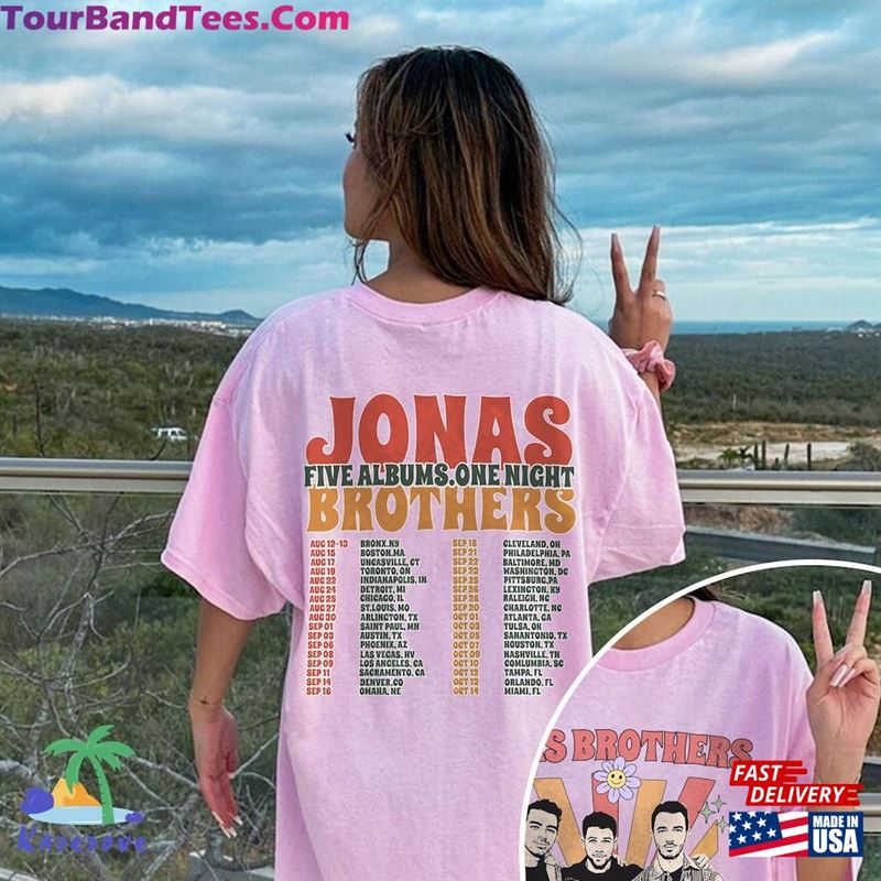 Jonas Five Albums One Night Tour Shirt Hoodie Unisex 29Uf118983 – Utopia Fashion