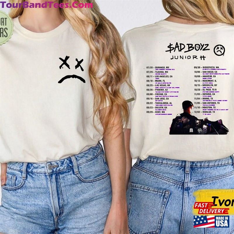 Junior H Concert Shirt Us Sad Boyz Tour Vintage Sweatshirt Hoodie 29Uf136464 – Utopia Fashion