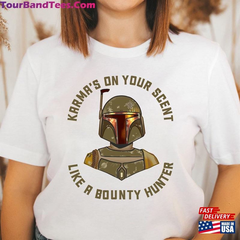 Karma’S On Your Scent Like A Bounty Hunter Comfort Colors Shirt The Mandalorian Hoodie Unisex 29Uf122932 – Utopia Fashion