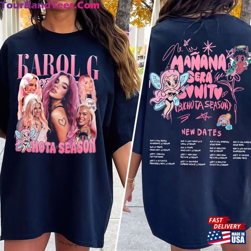 Karol G Tracklist Graphic Shirt Bichota Season Tshirt Manana Sera Bonito Album Sweatshirt Hoodie 29Uf118638 – Utopia Fashion