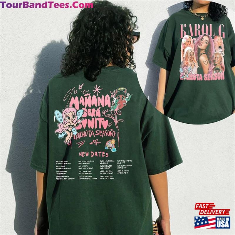 Karol G Tracklist Graphic Shirt Bichota Season Tshirt Manana Sera Bonito Album Sweatshirt Hoodie 29Uf118638 – Utopia Fashion