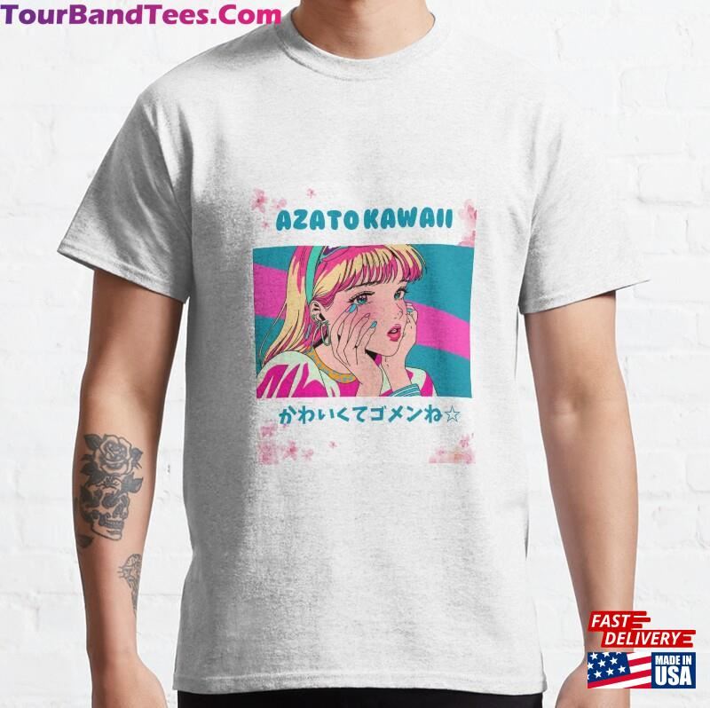 Kawaii American Oldies Retro Pop Girl Illustration T-Shirt Unisex Sweatshirt 29Uf141564 – Utopia Fashion