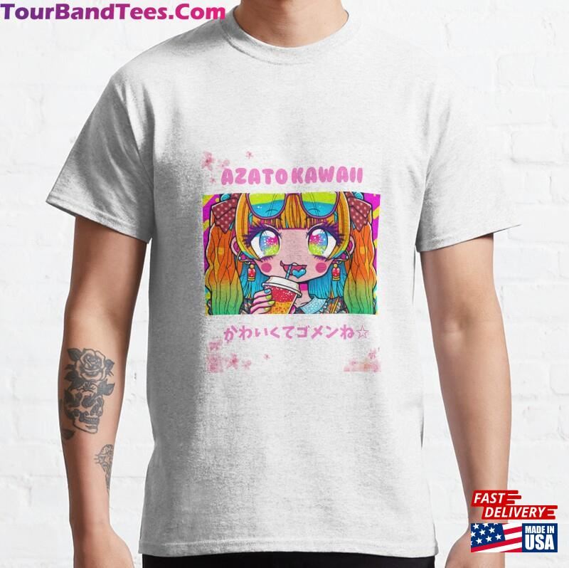 Kawaii Anime Girl Illustration T-Shirt Classic Sweatshirt 29Uf141542 – Utopia Fashion