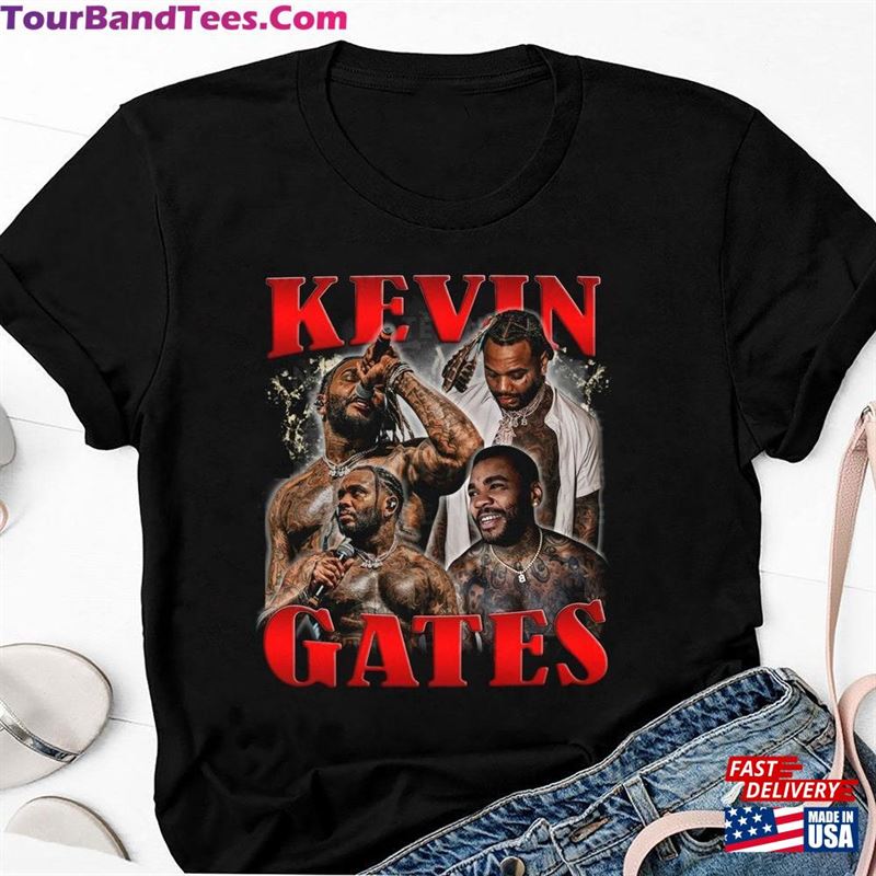 Kevin Gates Bootleg Unisex Shirt Tour T-Shirt Rapper 90S Vintage Tee 29Uf124007 – Utopia Fashion