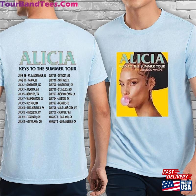 Keys To The Summer Tour Shirt Merch Ak T-Shirt Unisex Hoodie 29Uf136895 – Utopia Fashion