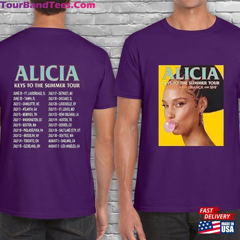 Keys To The Summer Tour Shirt Merch Ak T-Shirt Unisex Hoodie 29Uf136895 – Utopia Fashion