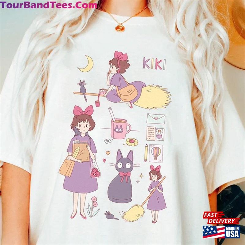 Kikis Delivery Service T-Shirt Studio Ghibli Totoro Shirt Classic 29Uf131855 – Utopia Fashion