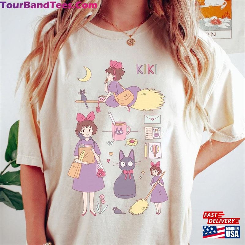 Kikis Delivery Service T-Shirt Studio Ghibli Totoro Shirt Classic 29Uf131855 – Utopia Fashion