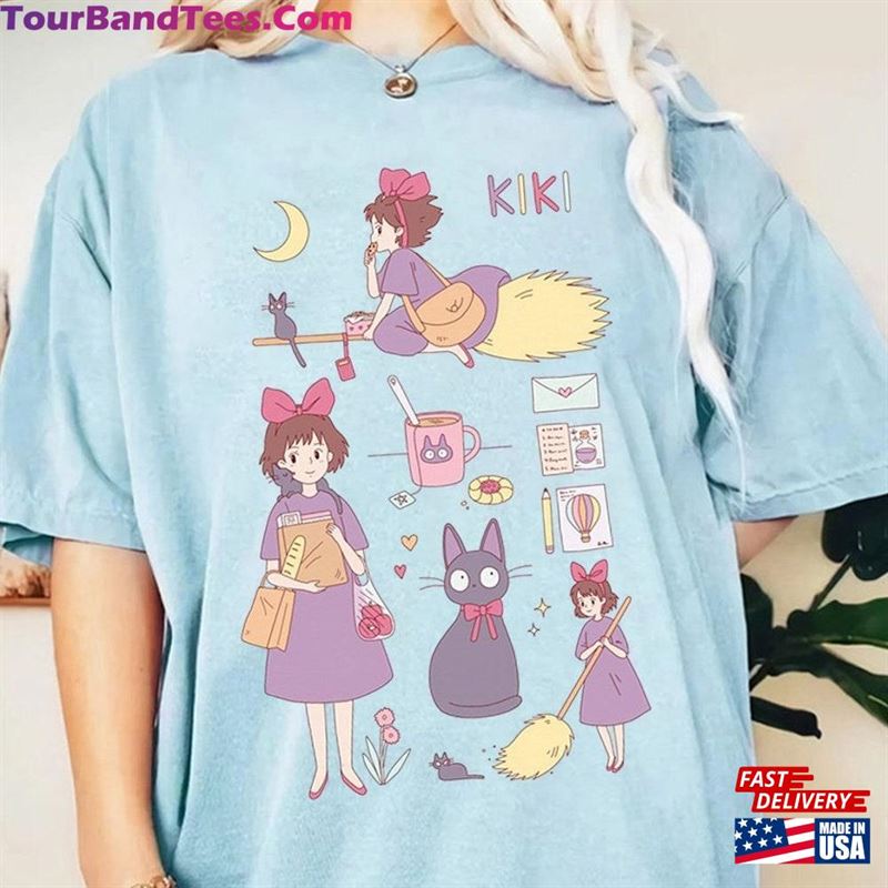 Kikis Delivery Service T-Shirt Studio Ghibli Totoro Shirt Classic 29Uf131855 – Utopia Fashion