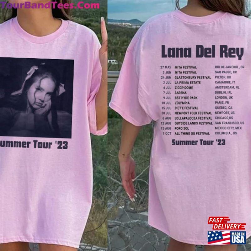 Lana Del Rey Tracklist Summer Tour Album Tshirt Hoodie Classic 29Uf122674 – Utopia Fashion