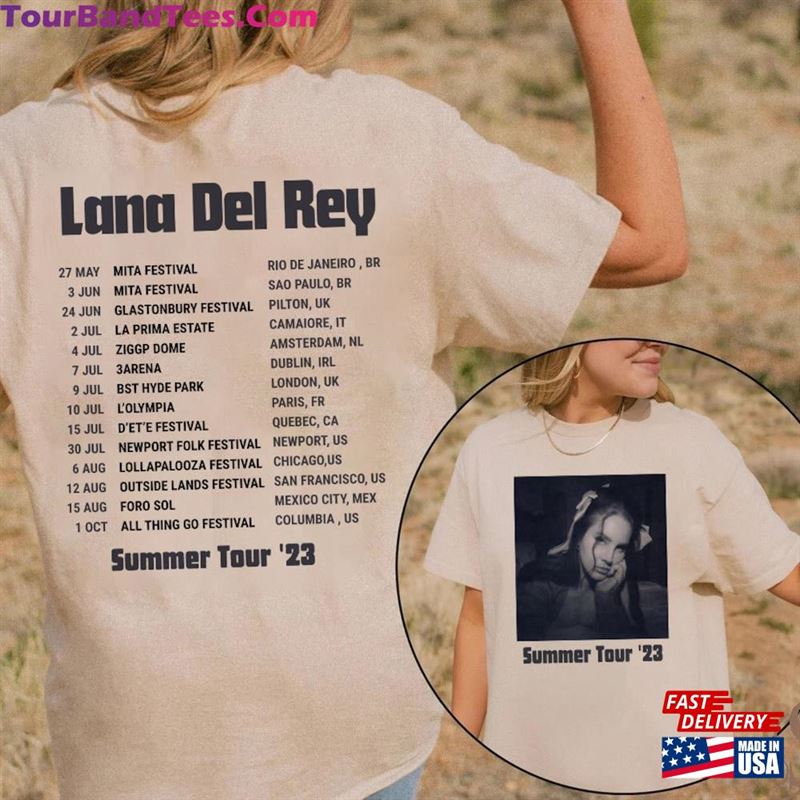 Lana Del Rey Tracklist Summer Tour Album Tshirt Hoodie Classic 29Uf122674 – Utopia Fashion