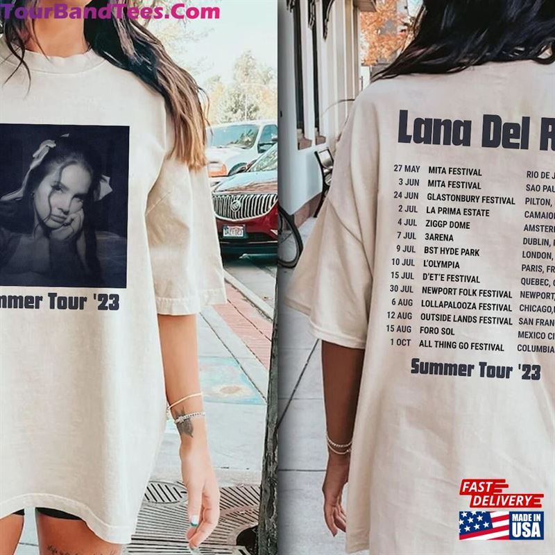 Lana Del Rey Tracklist Summer Tour Album Tshirt Hoodie Classic 29Uf122674 – Utopia Fashion