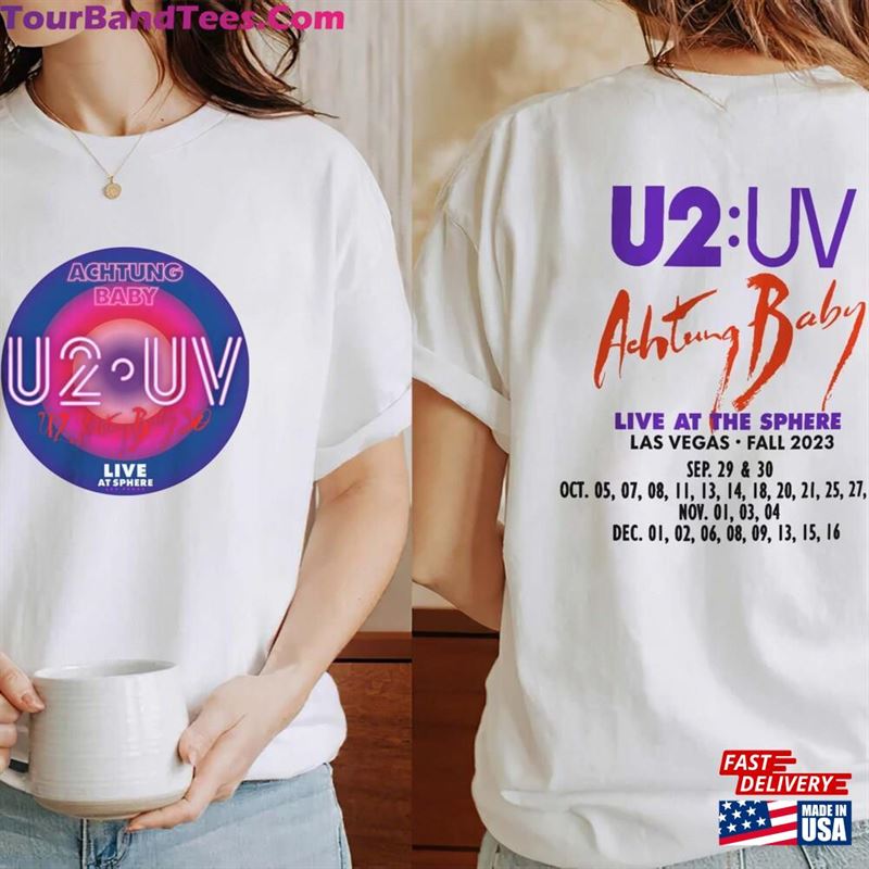 Las Vegas U2 Ultraviolet Sphere Shirt Band Achtung Baby Live At Sweatshirt Unisex T-Shirt 29Uf119211 – Utopia Fashion