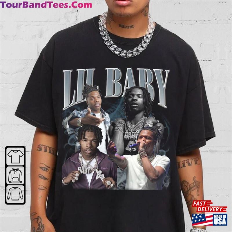 Lil Baby Rap Shirt Merch Vintage 90S Y2K Album T-Shirt World Tour Sweatshirt Unisex 29Uf136712 – Utopia Fashion