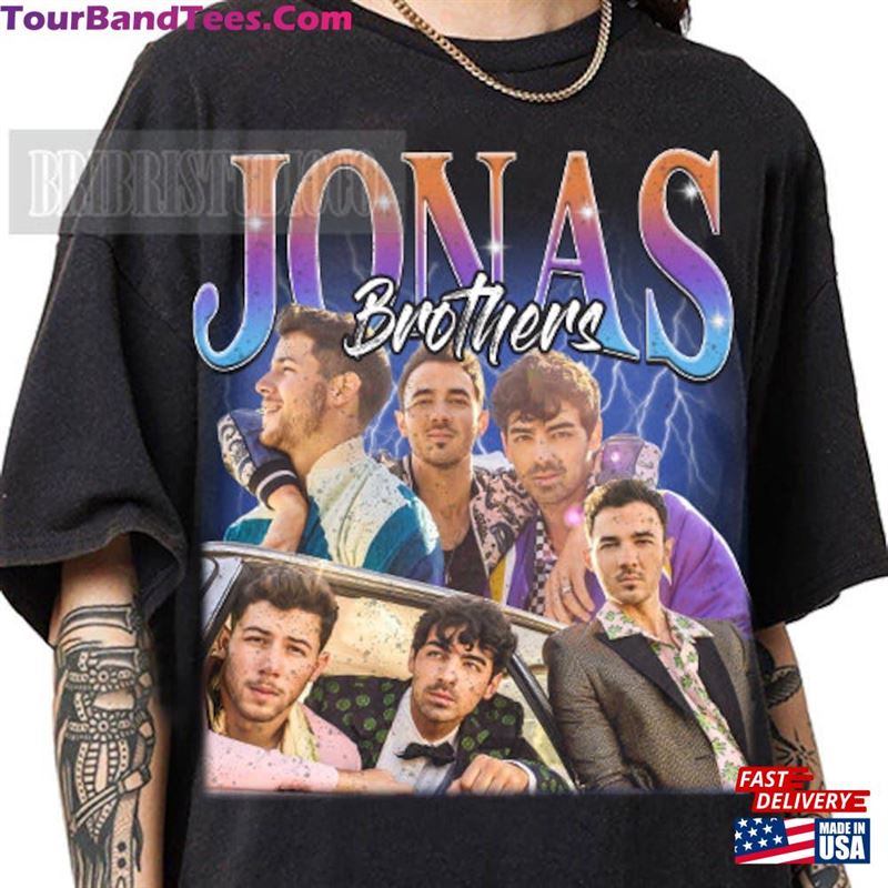 Limited Jonas Brothers Graphic Sweatshirt Vintage Tee Classic T-Shirt 29Uf136377 – Utopia Fashion