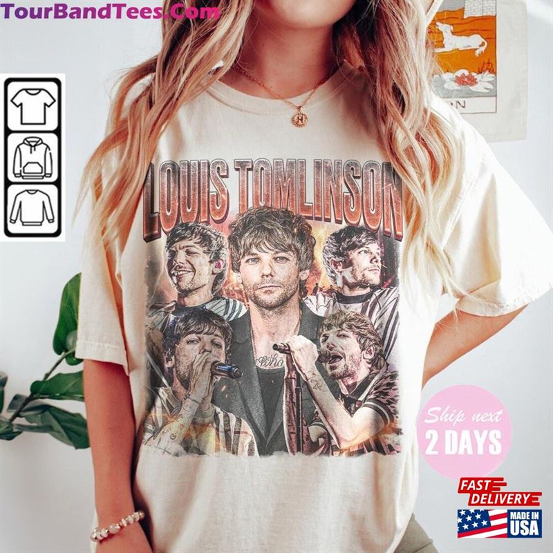 Limited Louis Tomlinson Music Shirt Vintage 90S Merch One Direction T-Shirt Walls The Tommo Way Unisex Hoodie 29Uf131601 – Utopia Fashion